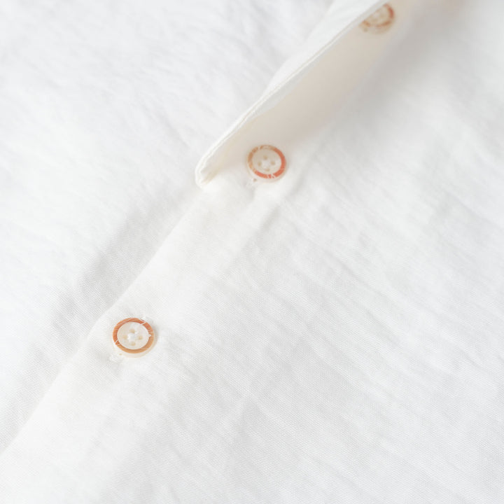 Mandarin Collar Shorts Sleeves Shirts