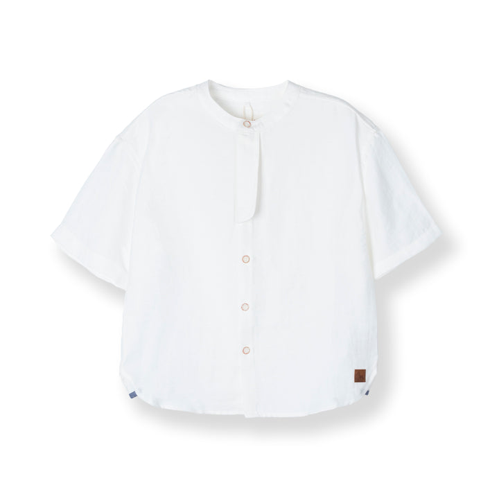 Mandarin Collar Shorts Sleeves Shirts