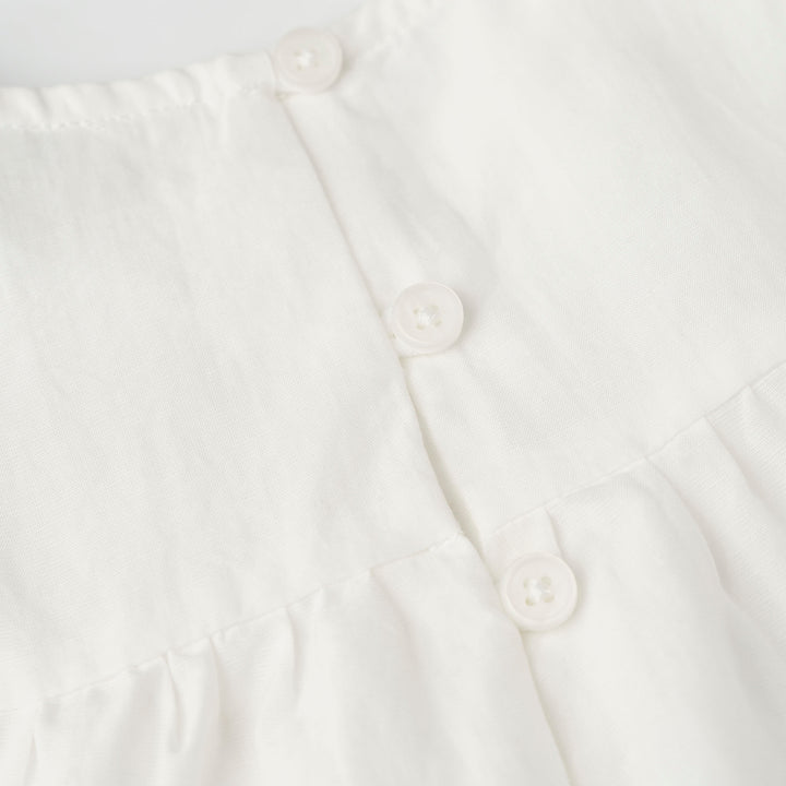 2 Tiered Blouse with Ruffles Lace Sleeves