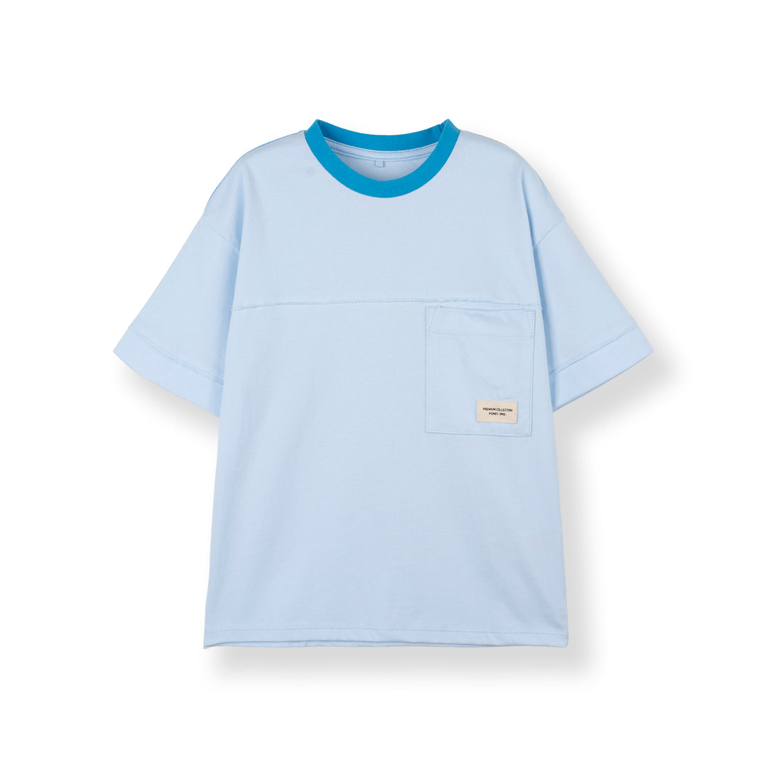 Tropical Motif Prints Oversized Short Sleeve Tee
