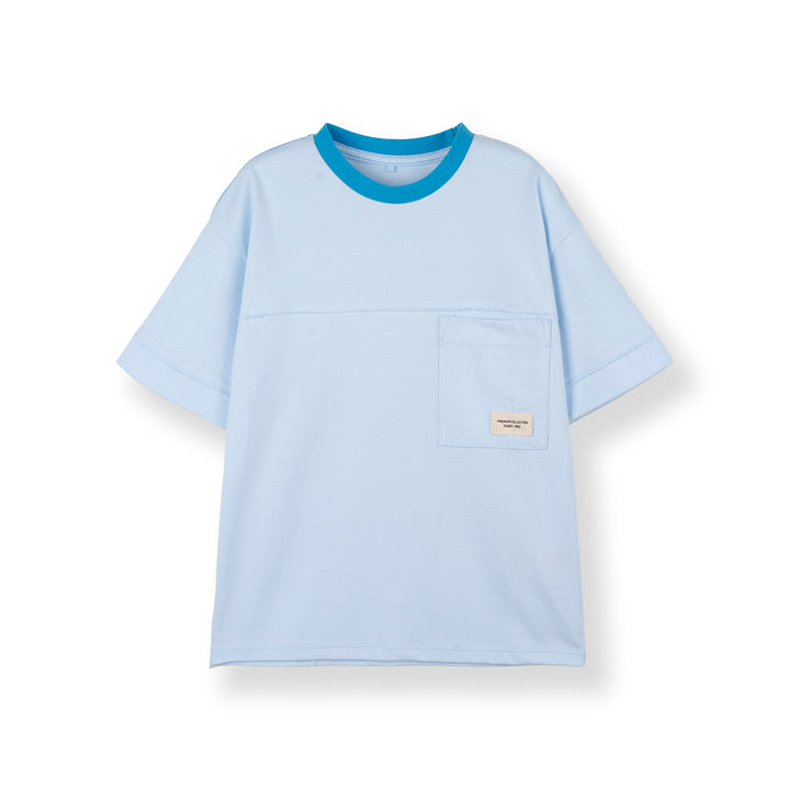 Tropical Motif Prints Oversized Short Sleeve Tee