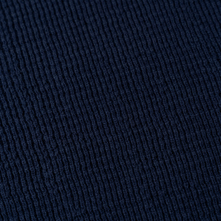 Openwork Knitted Cotton Polo Shirt