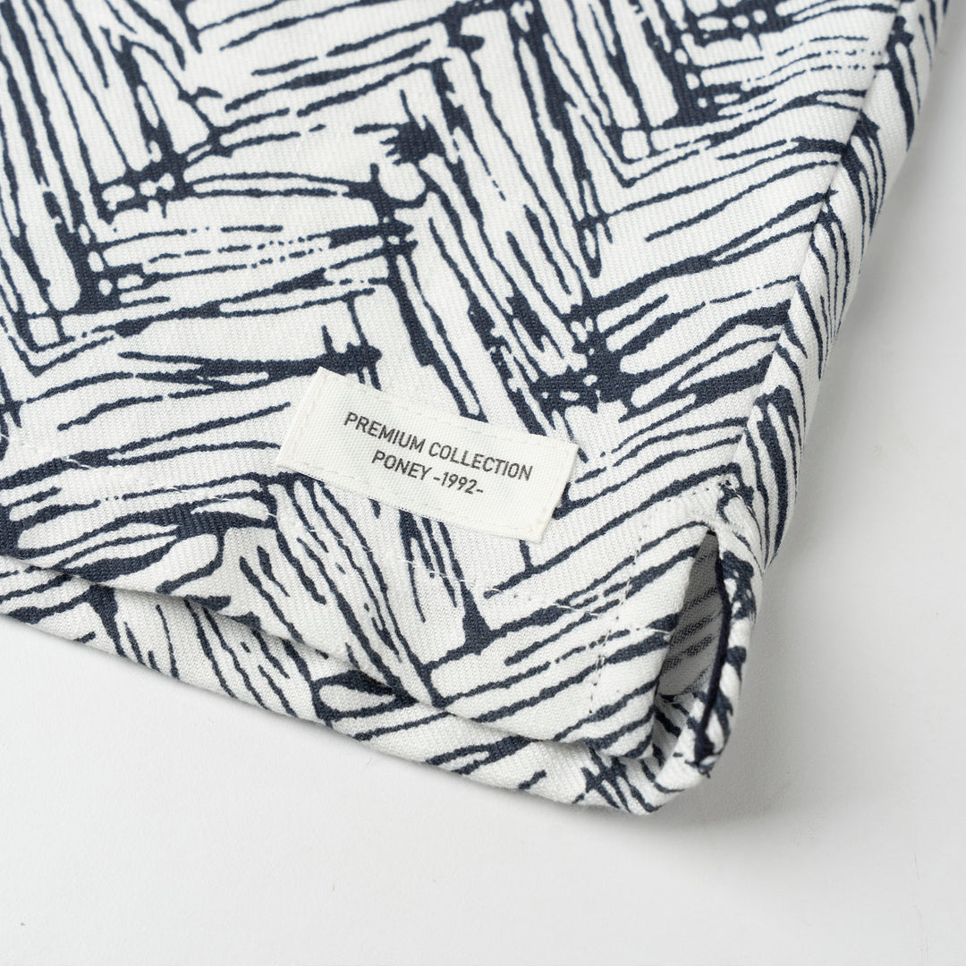 Abstract Leaf Prints Bowling Shirt