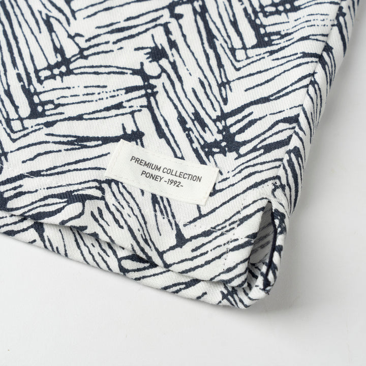 Abstract Leaf Prints Bowling Shirt