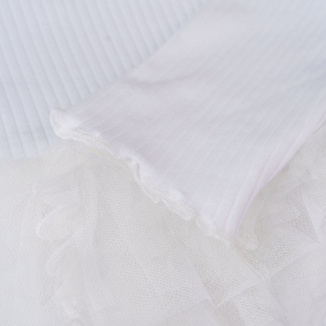 Poney Tulle Twirl Long Sleeve Dress (1260012KD)