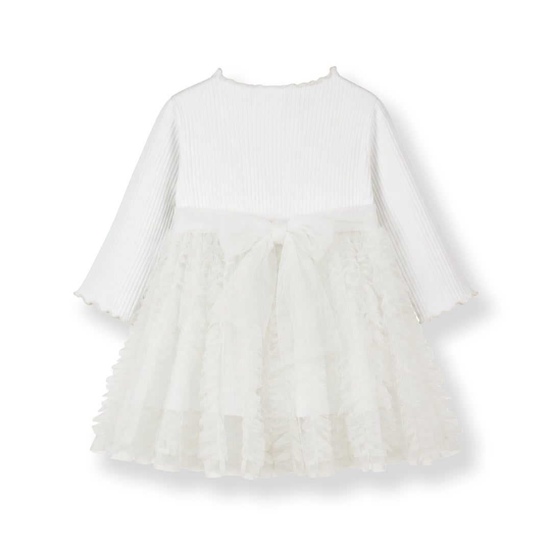 Poney Tulle Twirl Long Sleeve Dress (1260012KD)