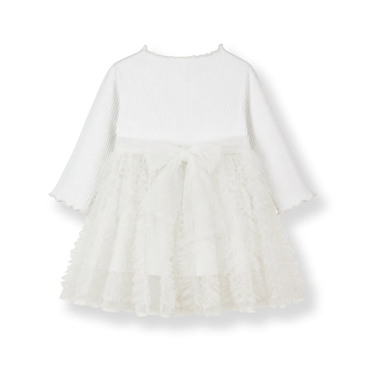 Poney Tulle Twirl Long Sleeve Dress (1260012KD)