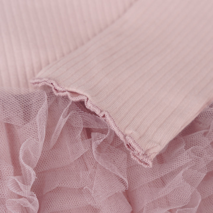 Poney Tulle Twirl Long Sleeve Dress (1260013KD)