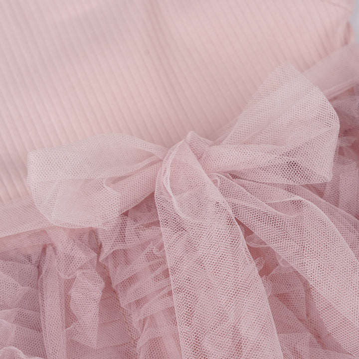 Poney Tulle Twirl Long Sleeve Dress (1260013KD)