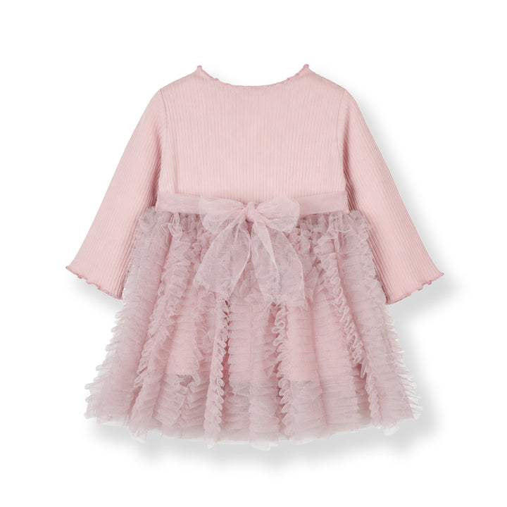 Poney Tulle Twirl Long Sleeve Dress (1260013KD)