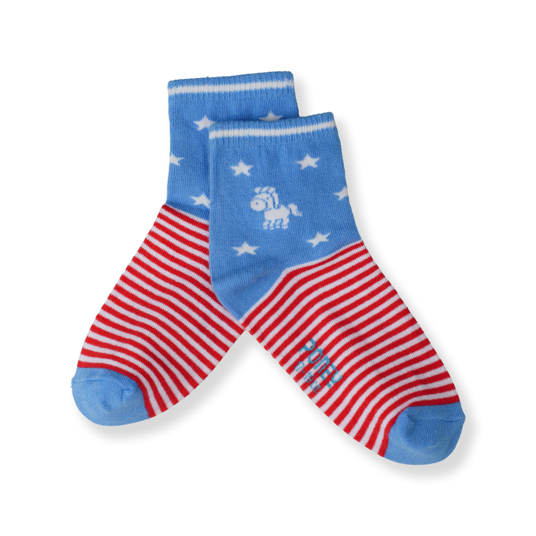Poney Boy Blue Socks 130-1035
