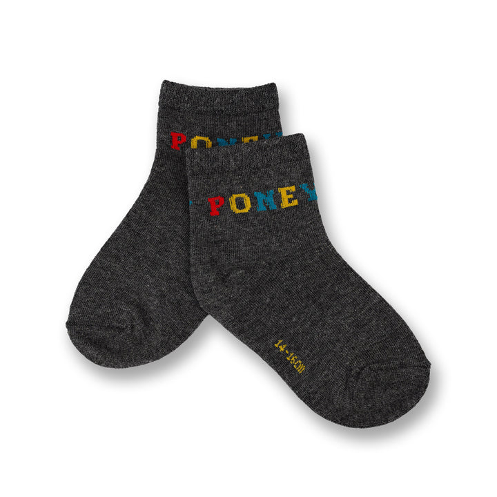 Poney Boys Comfortable Poney Logo Socks