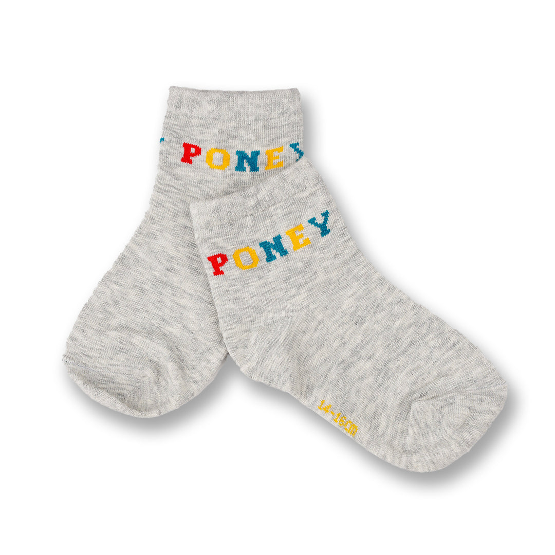 Poney Boys Comfortable Poney Logo Socks