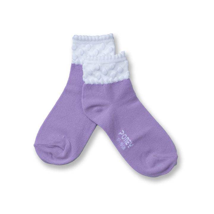 Poney Girls Ruffled Socks