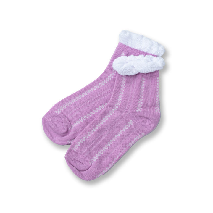 Poney Girls Ruffled Socks