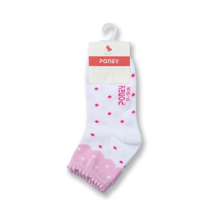 Poney Girls Ruffled Socks