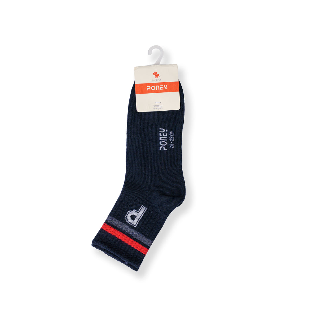 Poney Boy Navy Socks 130-2858