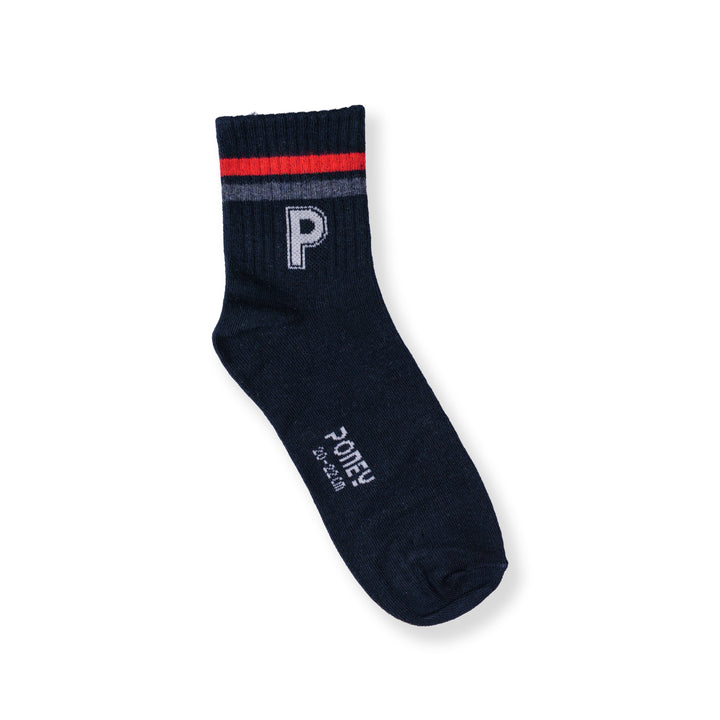 Poney Boy Navy Socks 130-2858