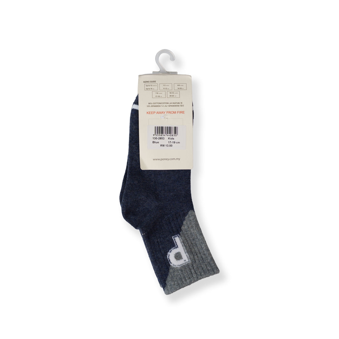Poney Unisex Blue Socks 130-2853