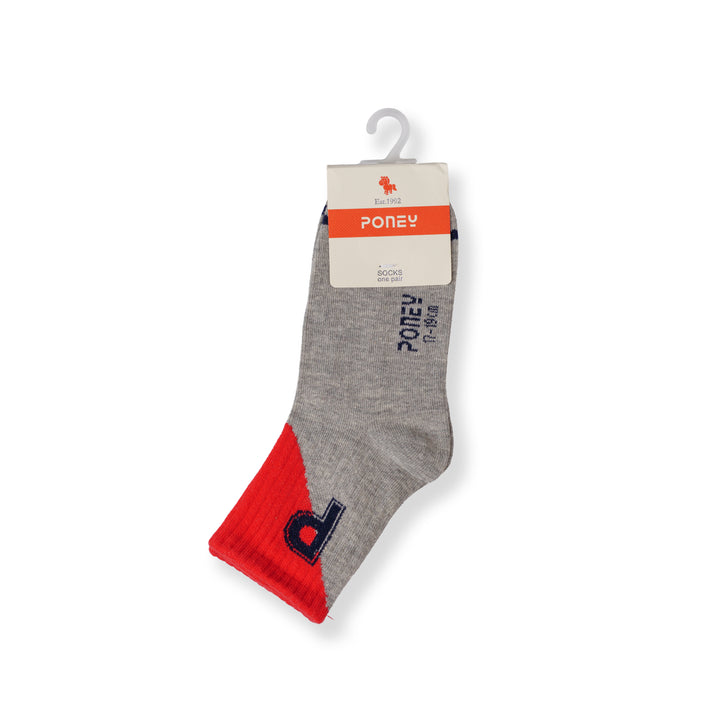 Poney Unisex Grey Socks 130-2853