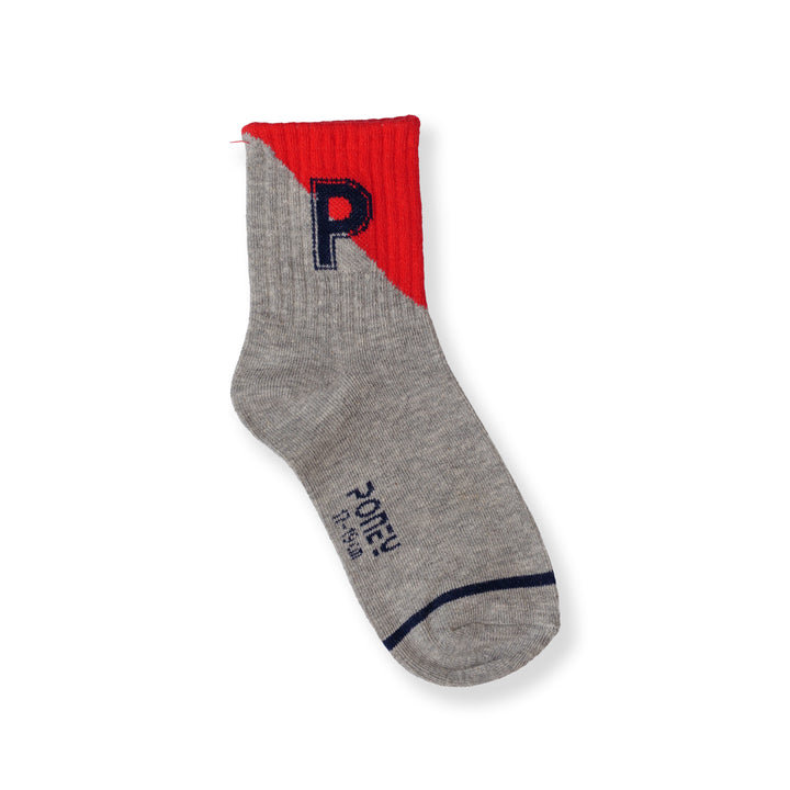 Poney Unisex Grey Socks 130-2853