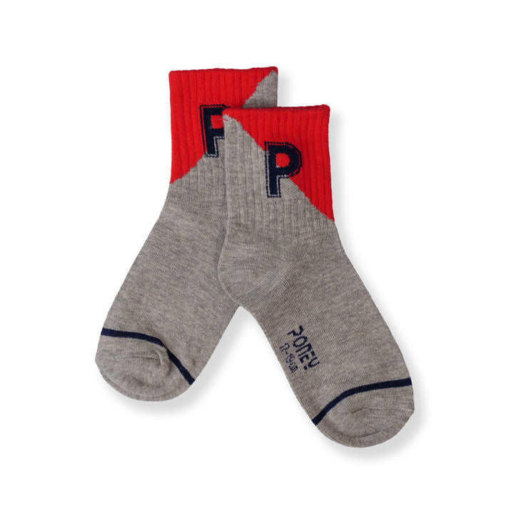 Poney Unisex Grey Socks 130-2853