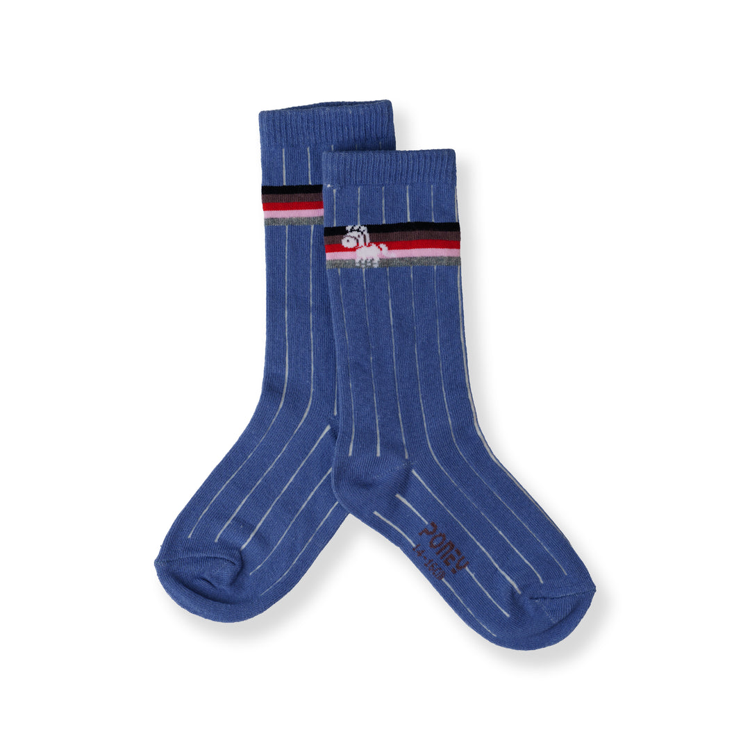 Poney Boy Blue Socks 130-2854