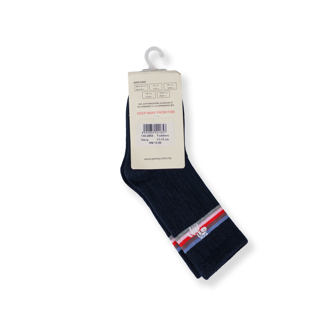 Poney Boy Navy Socks 130-2854