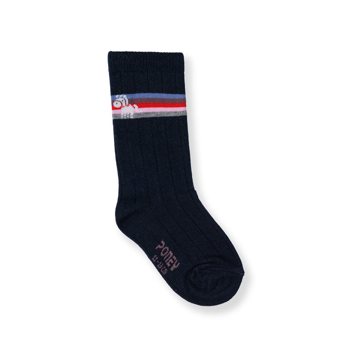 Poney Boy Navy Socks 130-2854