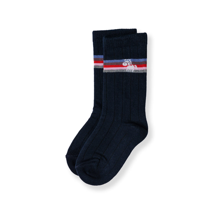 Poney Boy Navy Socks 130-2854