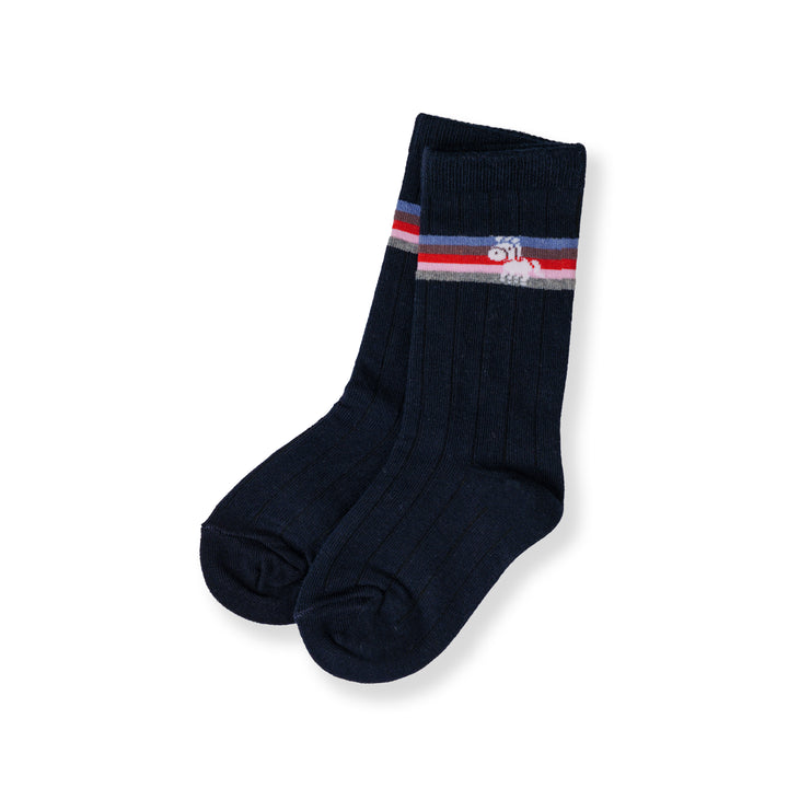 Poney Boy Navy Socks 130-2854