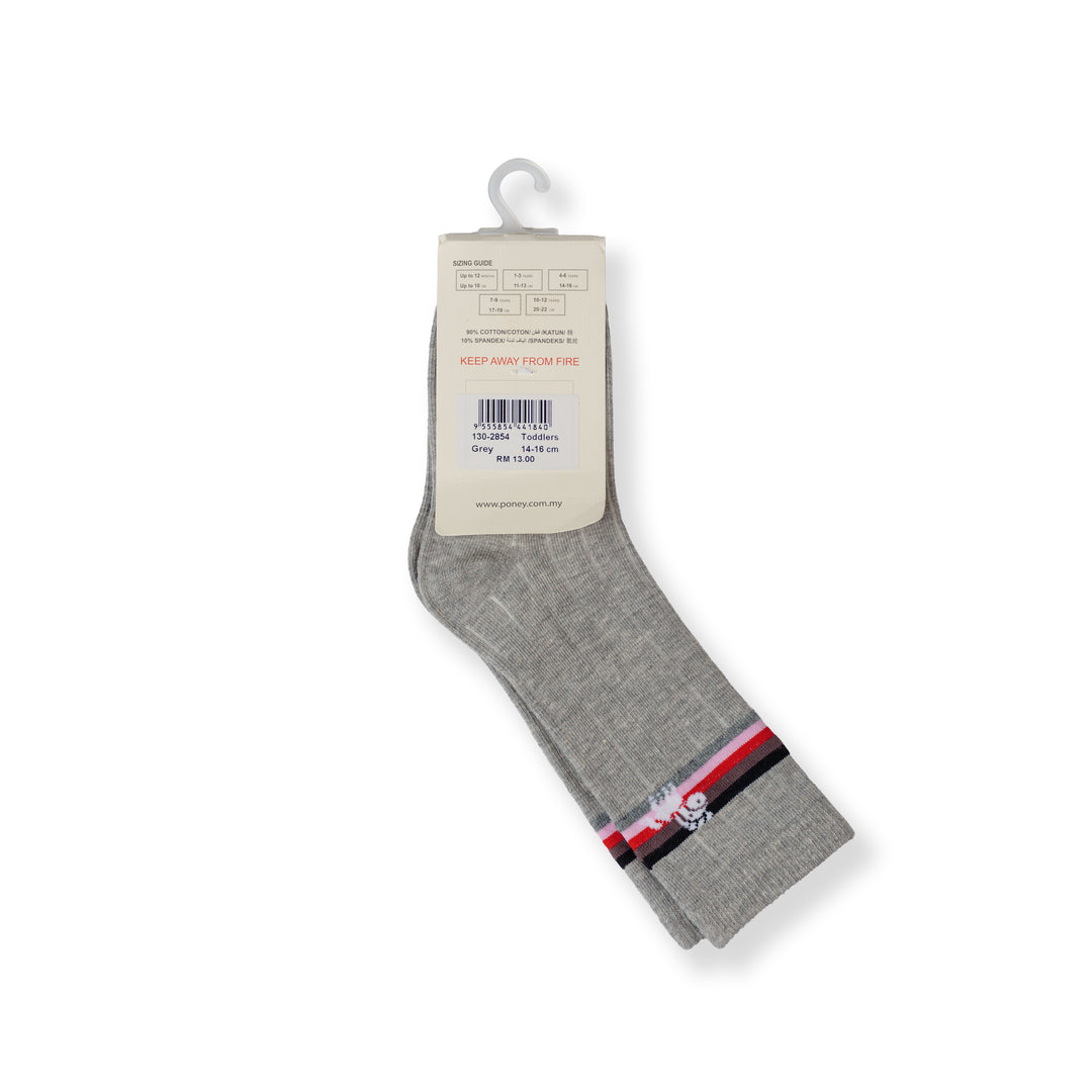 Poney Boy Grey Socks 130-2854
