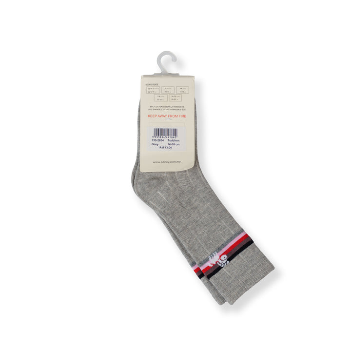 Poney Boy Grey Socks 130-2854