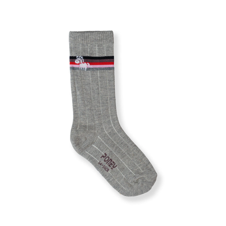 Poney Boy Grey Socks 130-2854