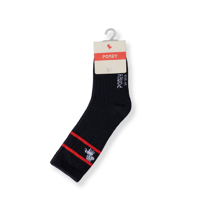 Poney Boy Navy Socks 130-2855