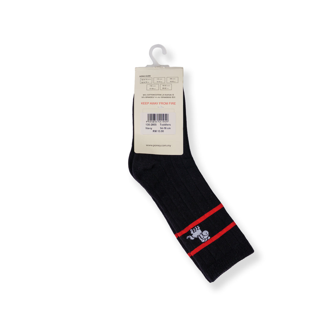 Poney Boy Navy Socks 130-2855