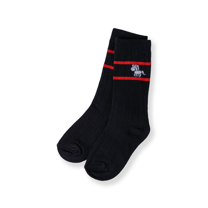 Poney Boy Navy Socks 130-2855