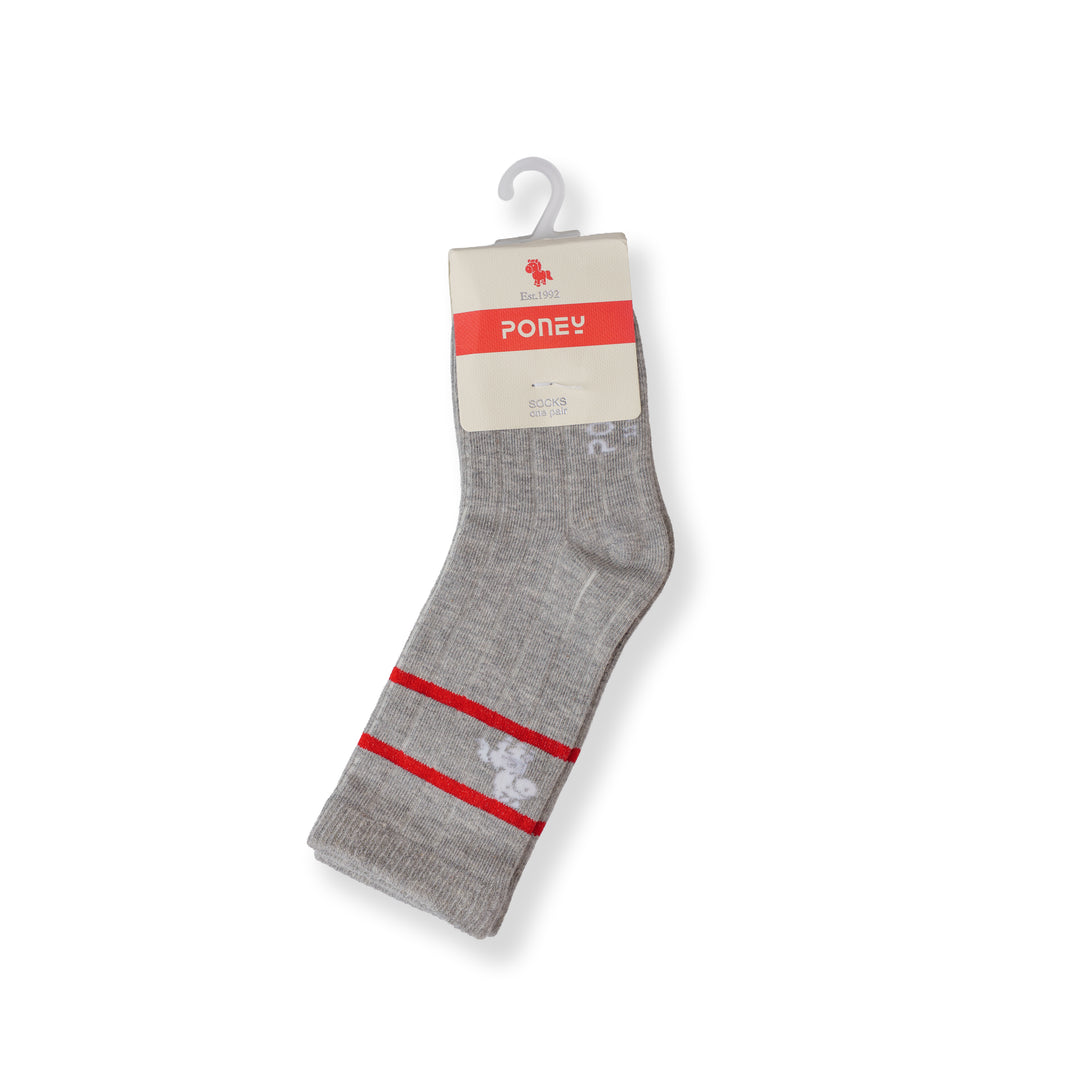 Poney Boy Grey Socks 130-2855