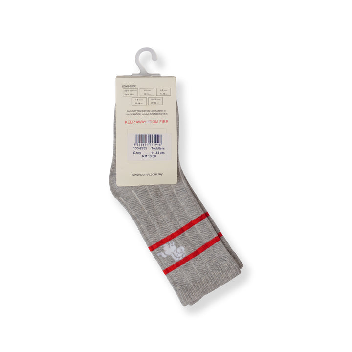 Poney Boy Grey Socks 130-2855