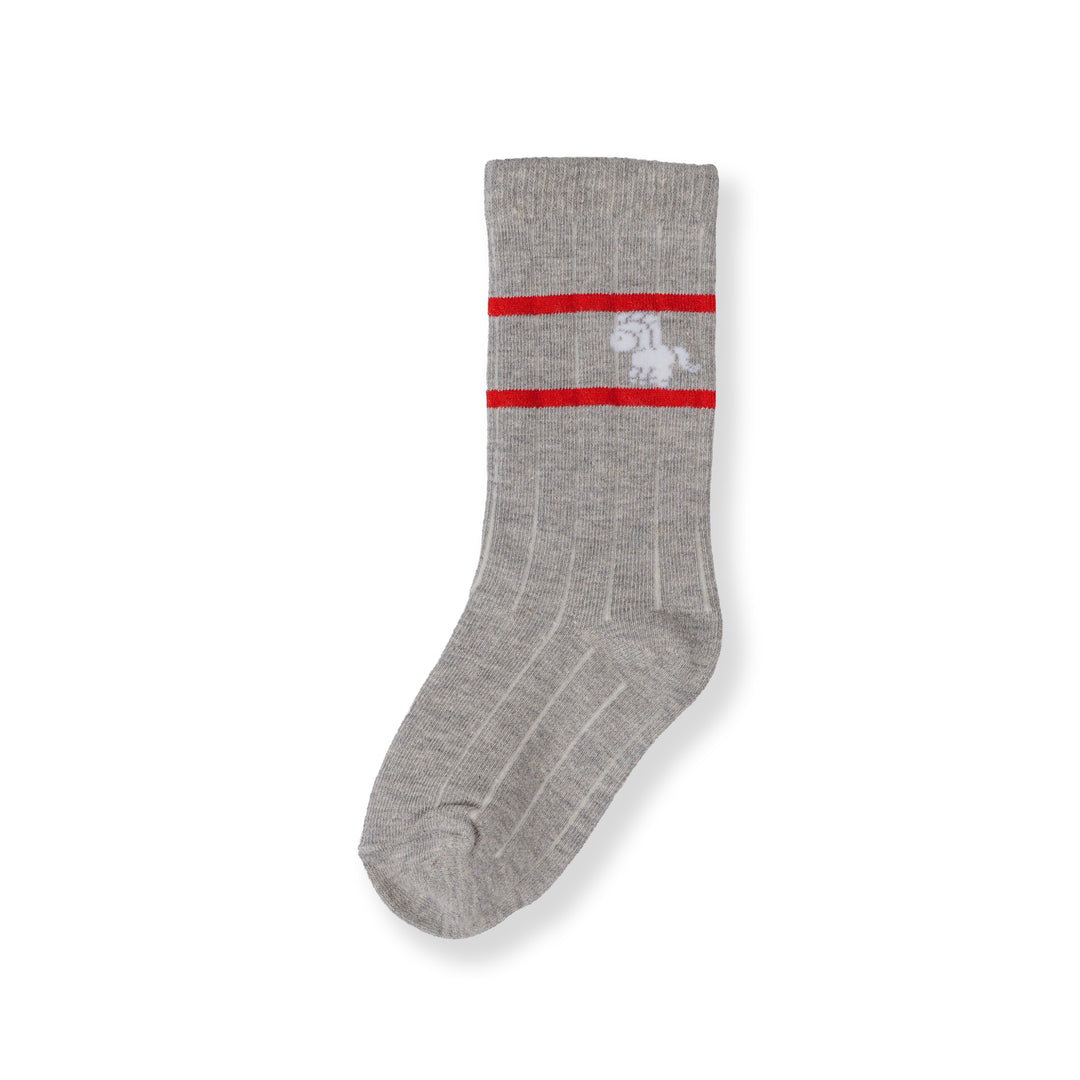 Poney Boy Grey Socks 130-2855