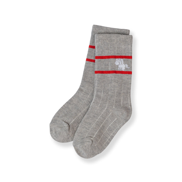 Poney Boy Grey Socks 130-2855