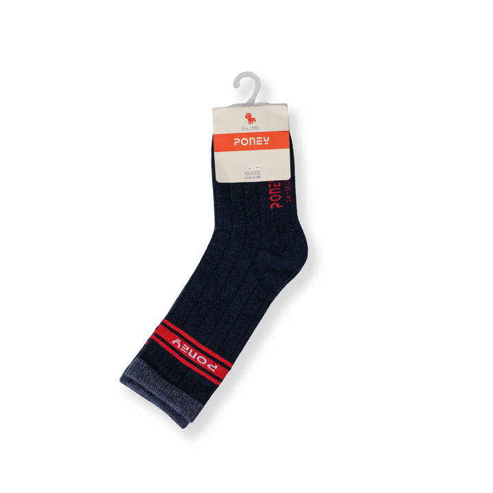 Poney Boy Navy Socks 130-2856