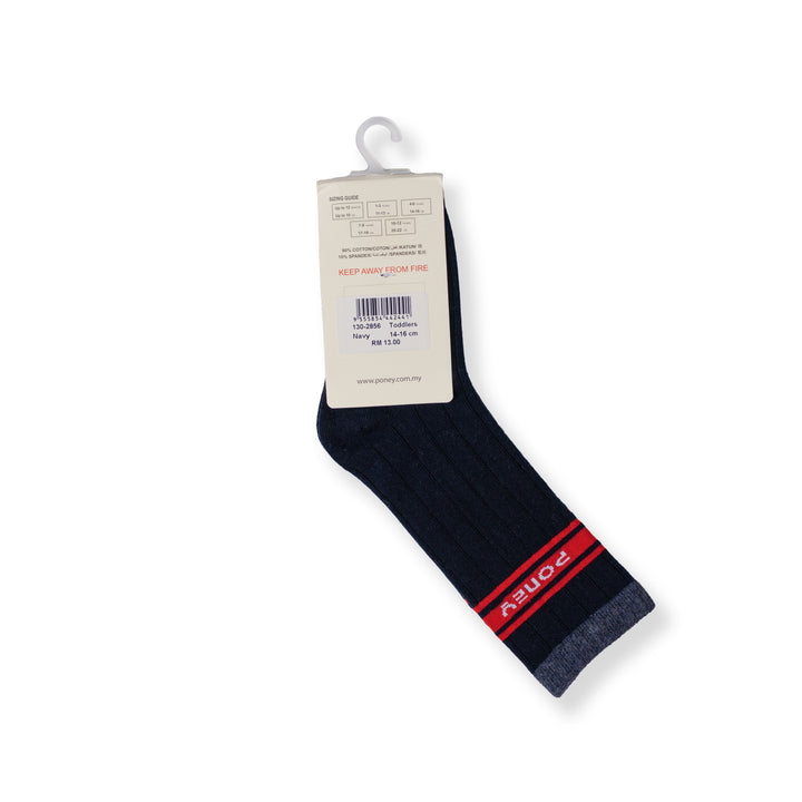 Poney Boy Navy Socks 130-2856