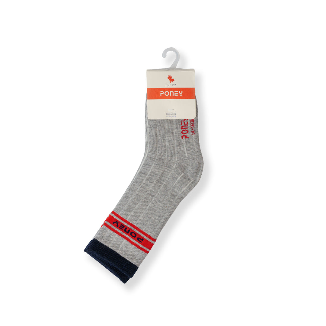 Poney Boy Grey Socks 130-2856