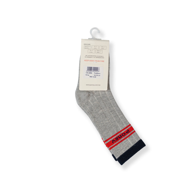 Poney Boy Grey Socks 130-2856