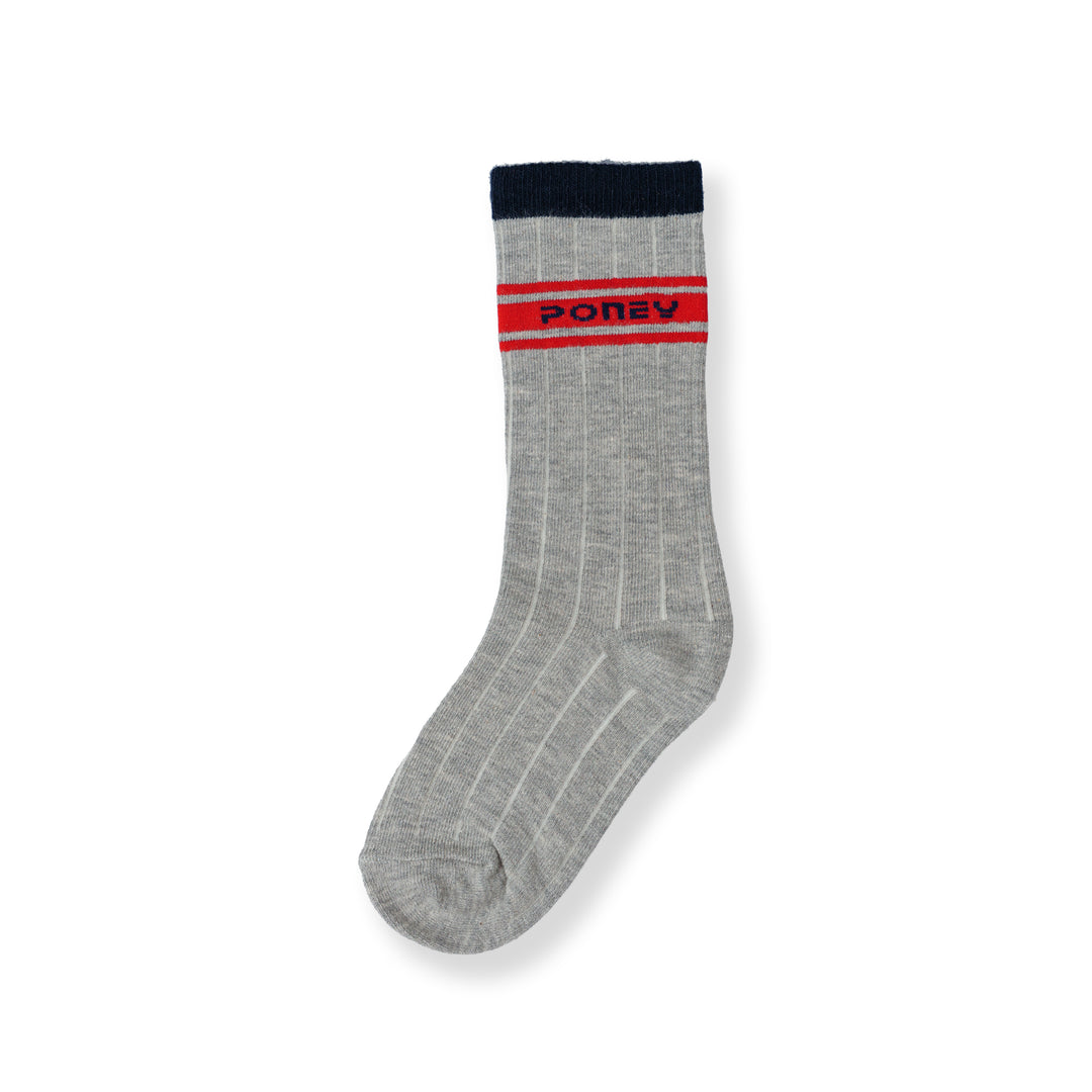 Poney Boy Grey Socks 130-2856