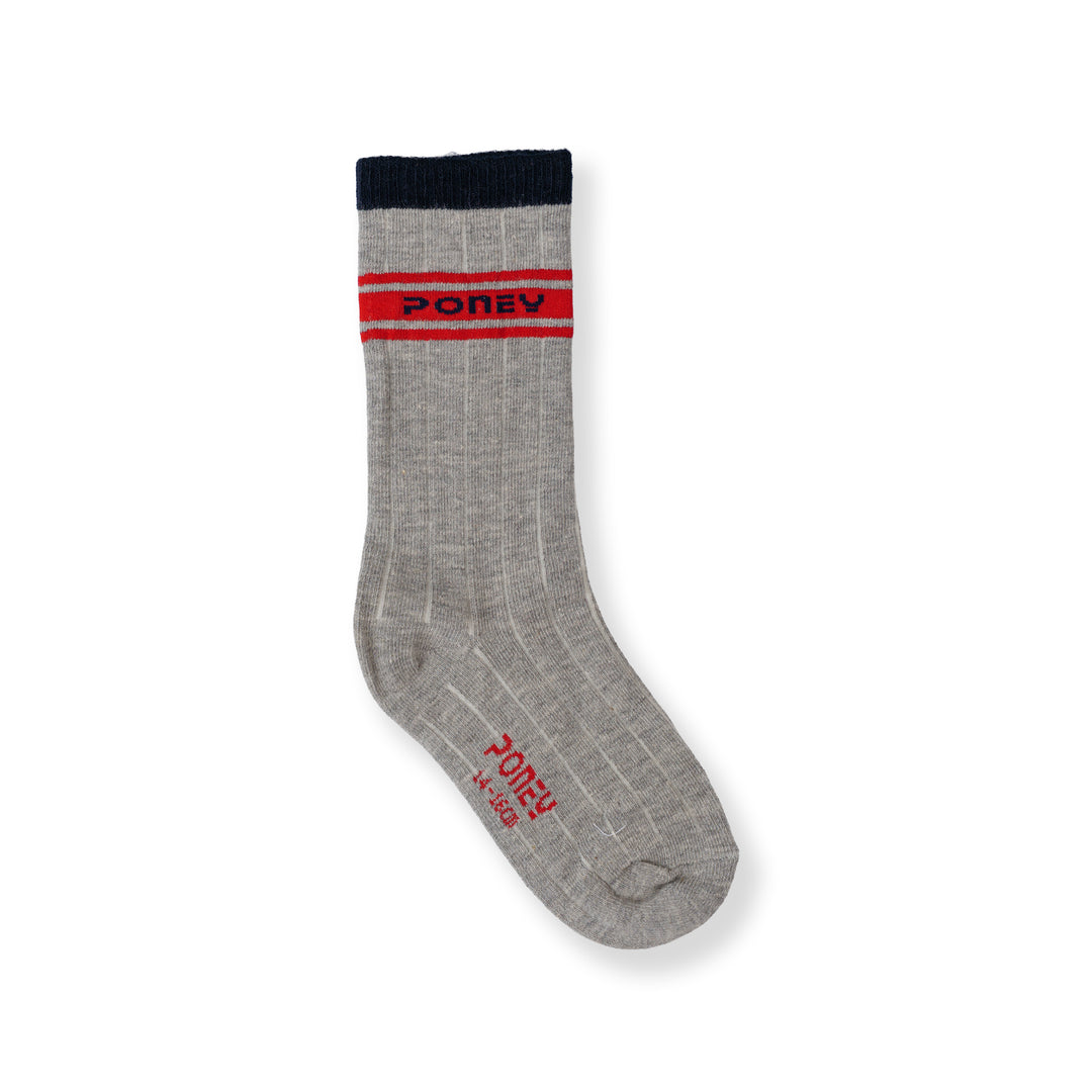 Poney Boy Grey Socks 130-2856
