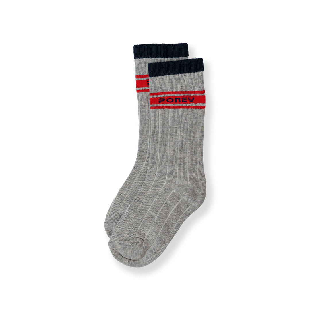 Poney Boy Grey Socks 130-2856