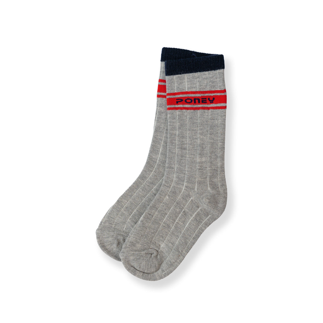Poney Boy Grey Socks 130-2856