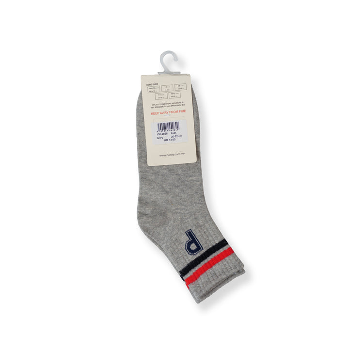 Poney Boy Grey Socks 130-2858